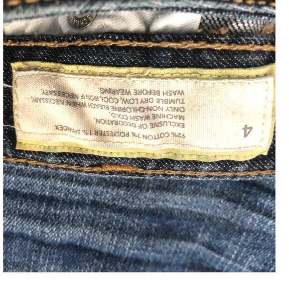 Ann Taylor Loft Womens Mid-rise Slim Straight Jeans Relaxed Fit Blue Size 4 - Picture 4 of 6